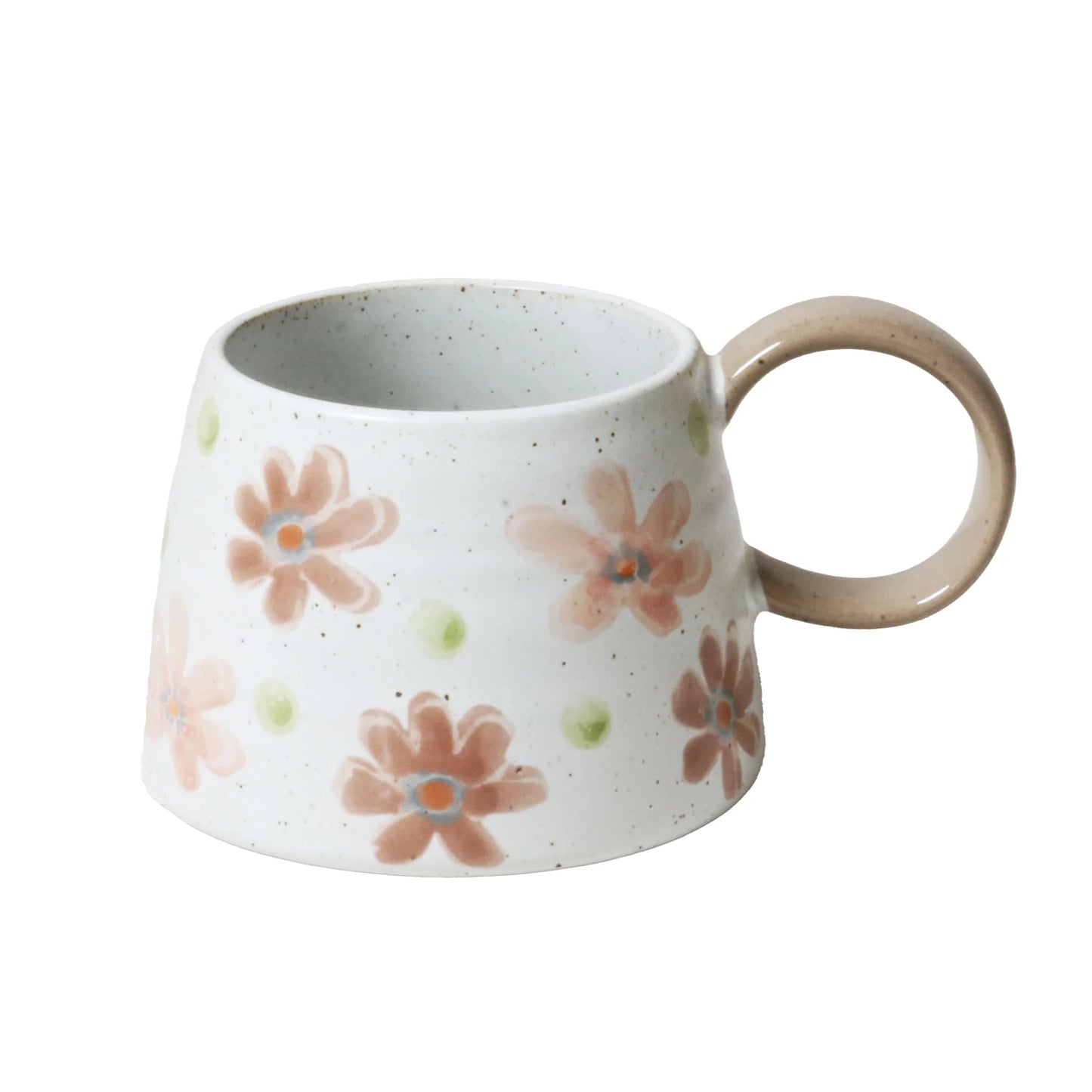 Large Handled Mug Stevie Flower Garden