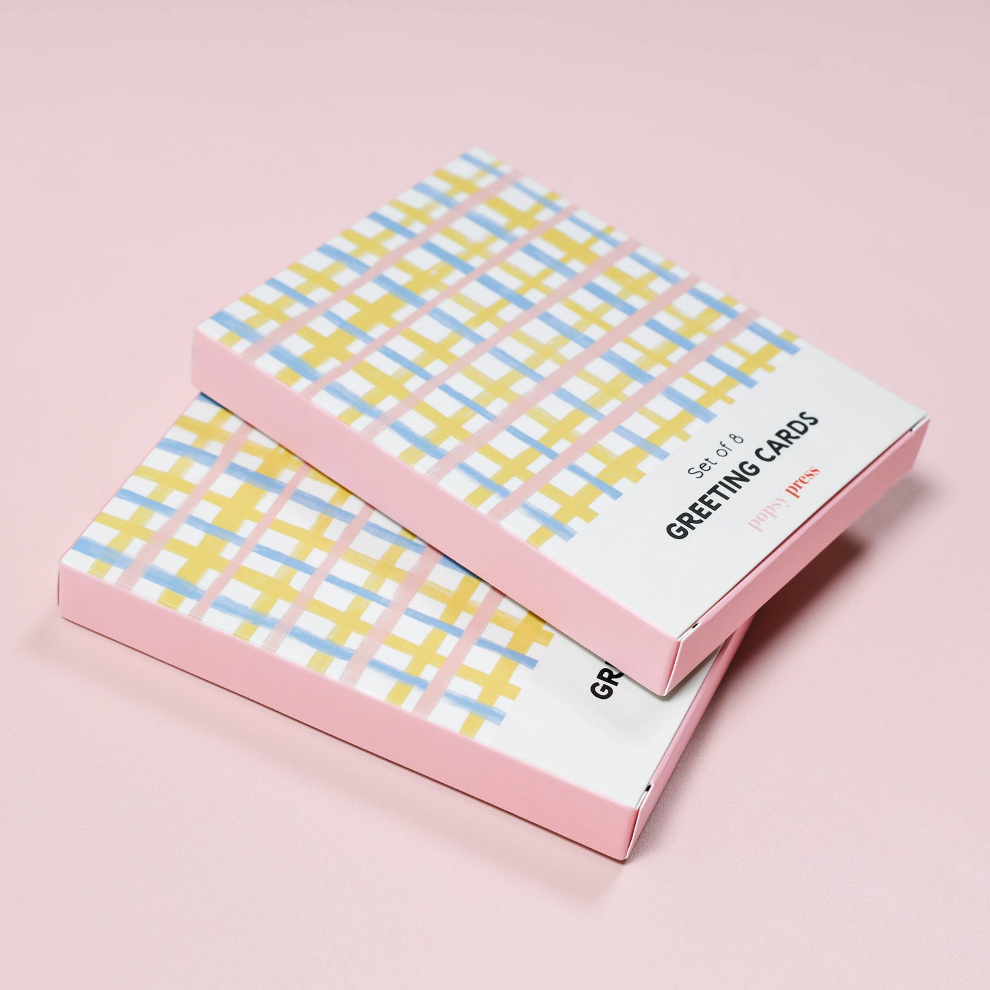 Plaid and Petals Mini Card Boxed Set of 8