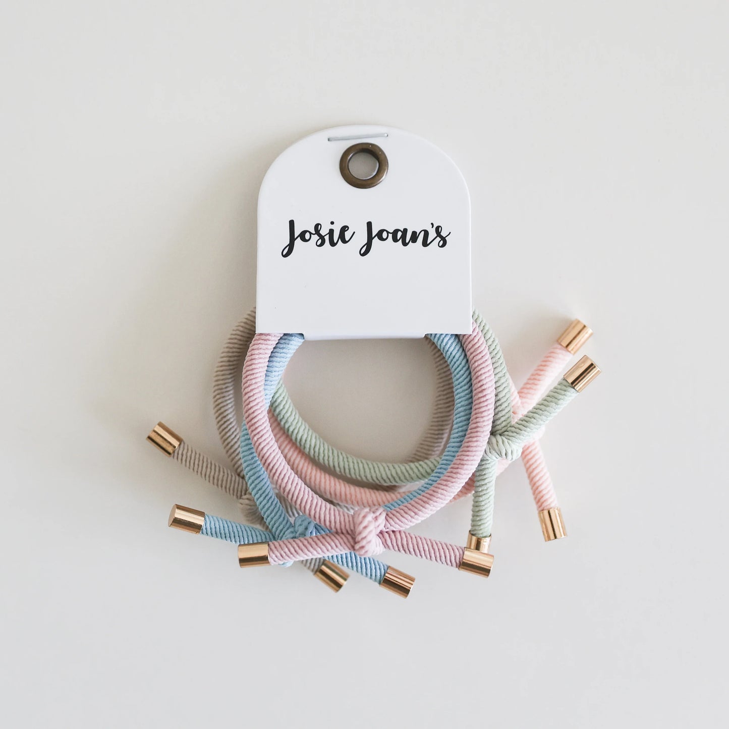 Pastel Piper Hair Ties 5pk