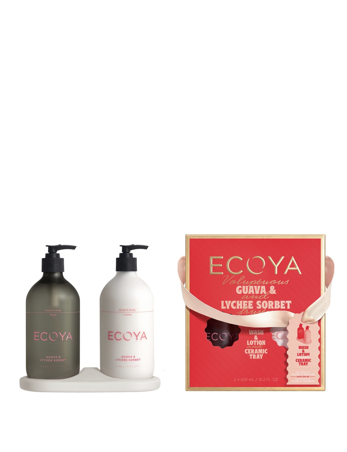 Guava & Lychee Sorbet Bathroom Gift Set