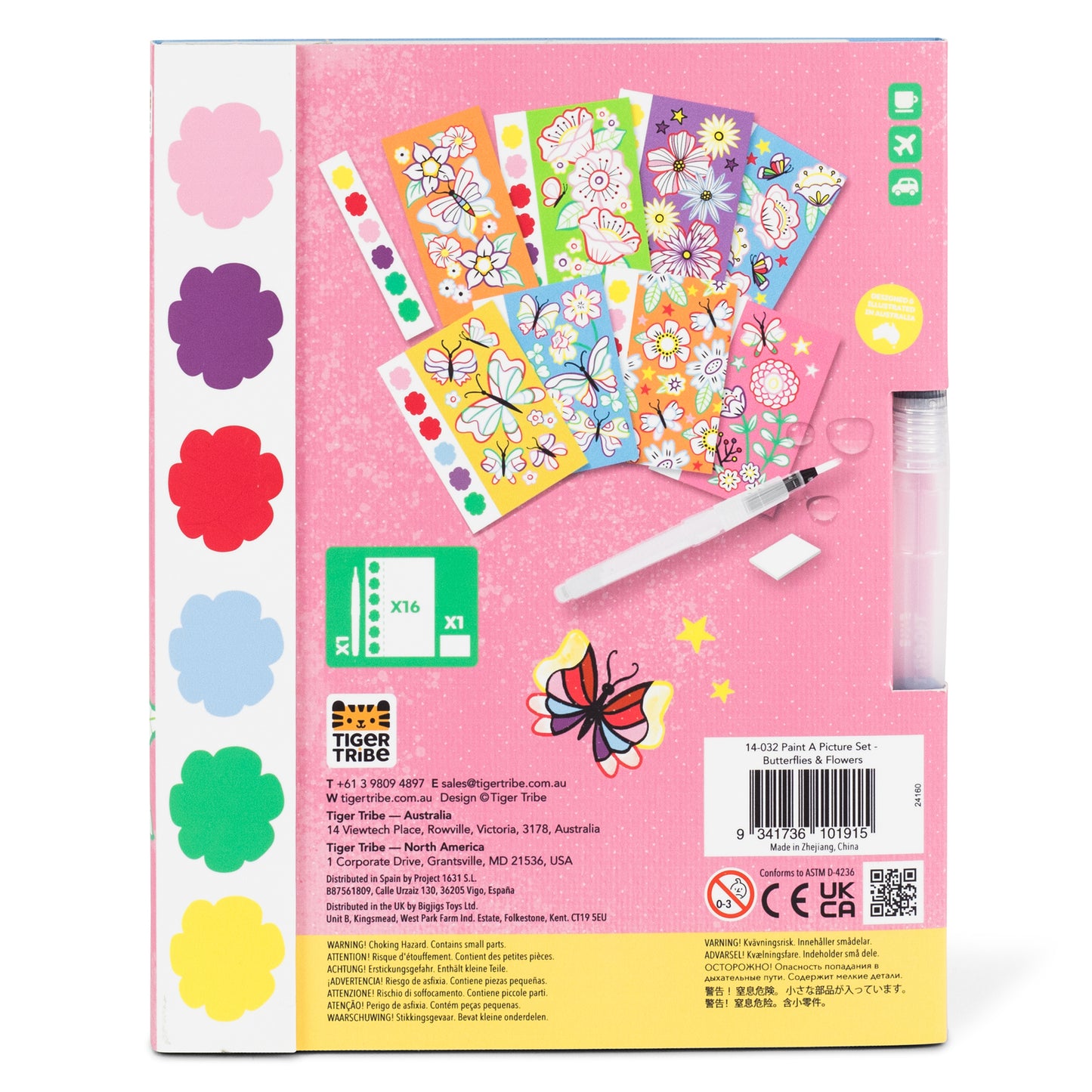 Paint A Picture Butterflies & Flowers
