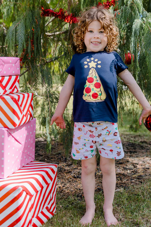 Christmas Pizza Pjs