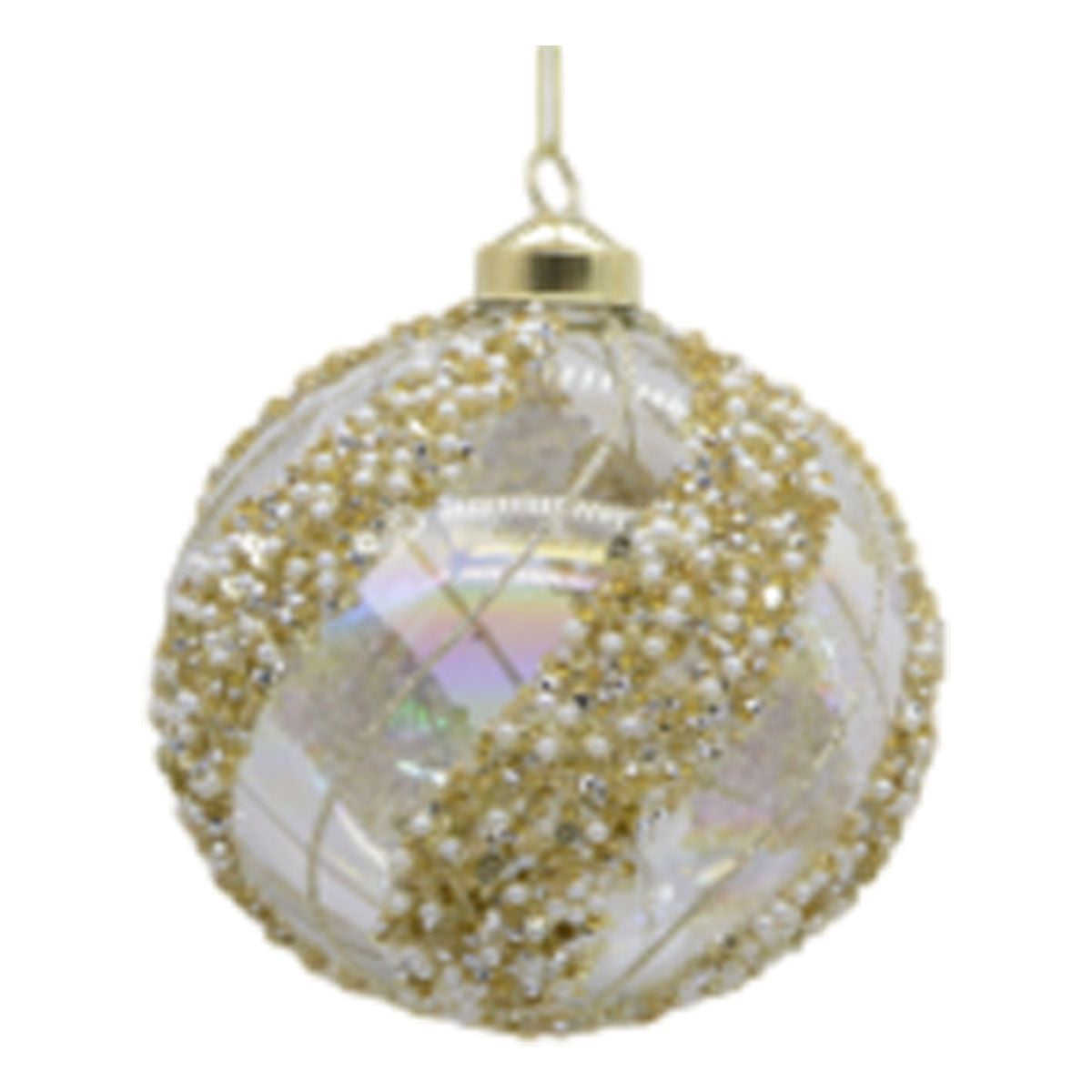 Clear Gold Encrusted Ball