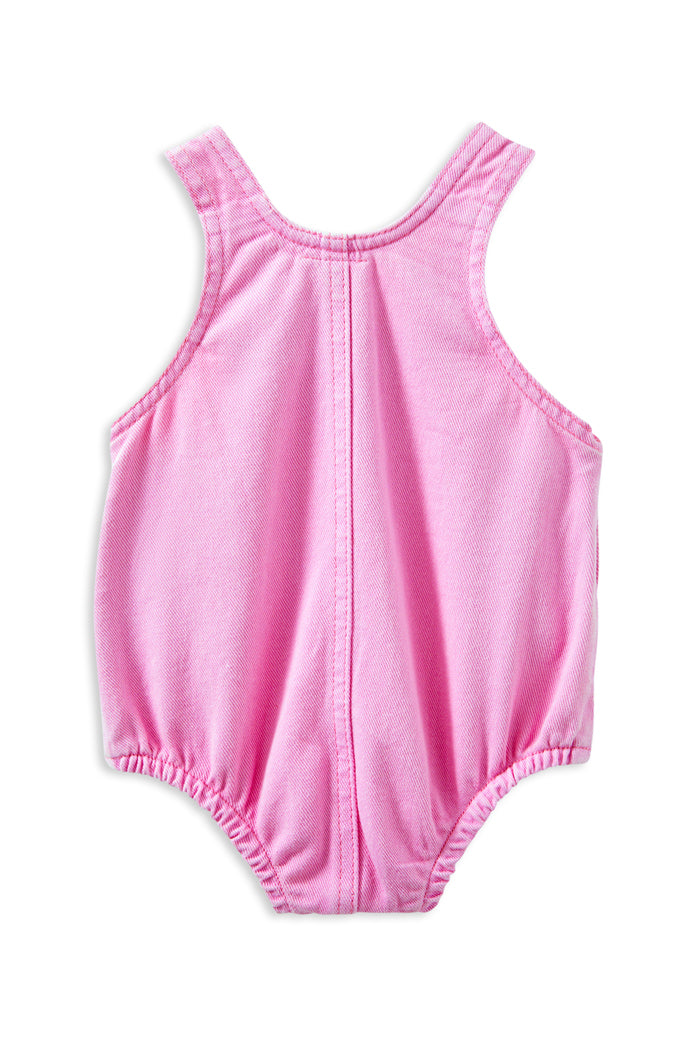 Pink Twill Playsuit