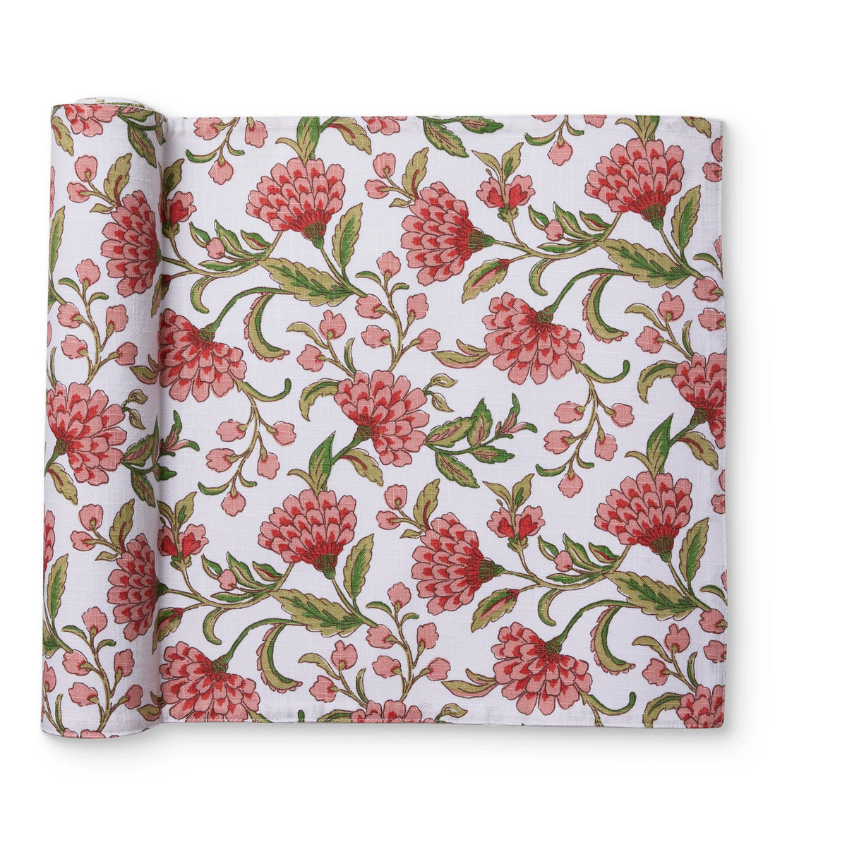 Georgia Pink/Green Table Runner 35cm x 200cm