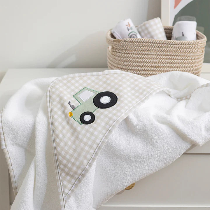 3pk Wash Cloths Tractor Ride
