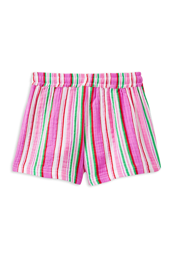 Crinkle Stripe Shorts