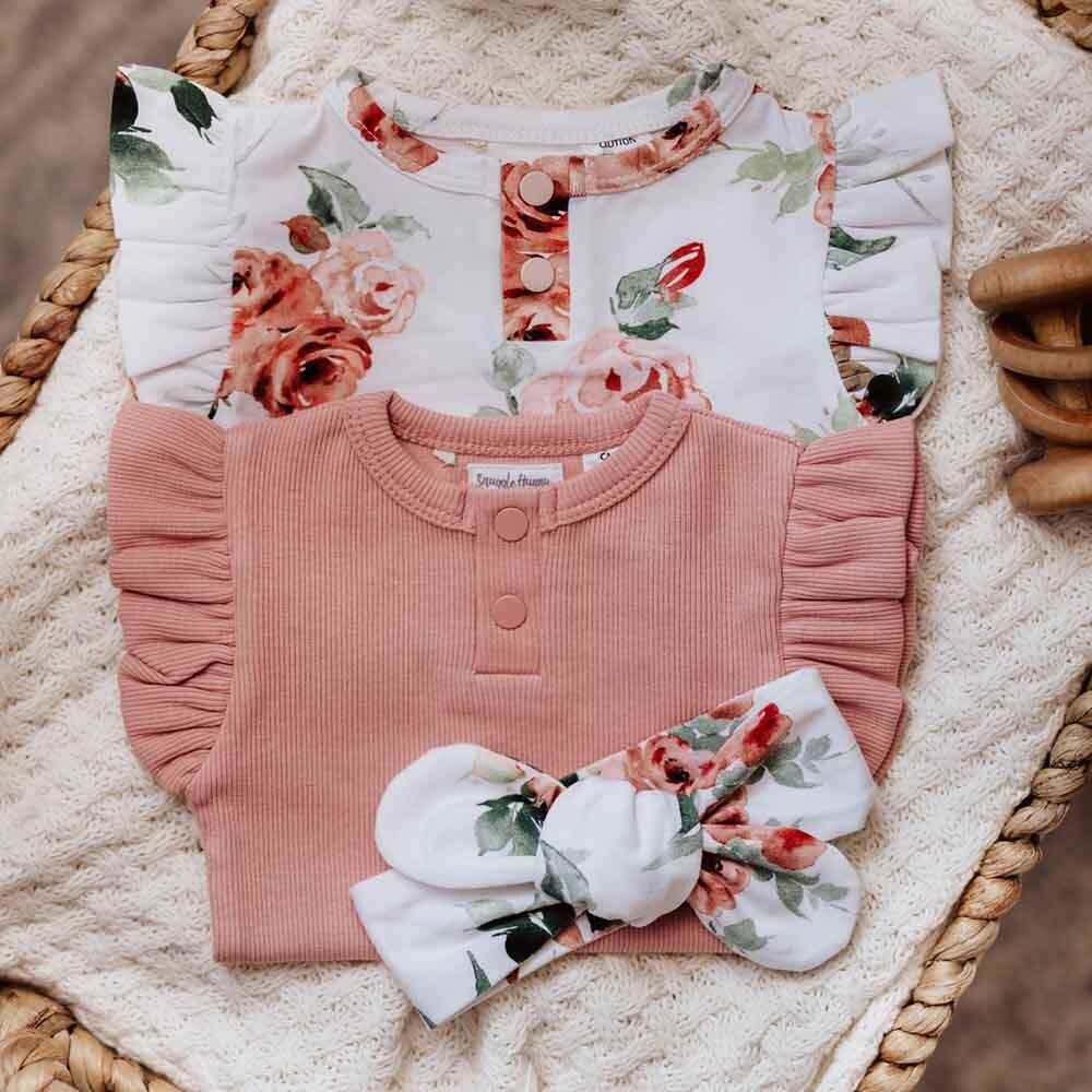 Rosebud Topknot Headband