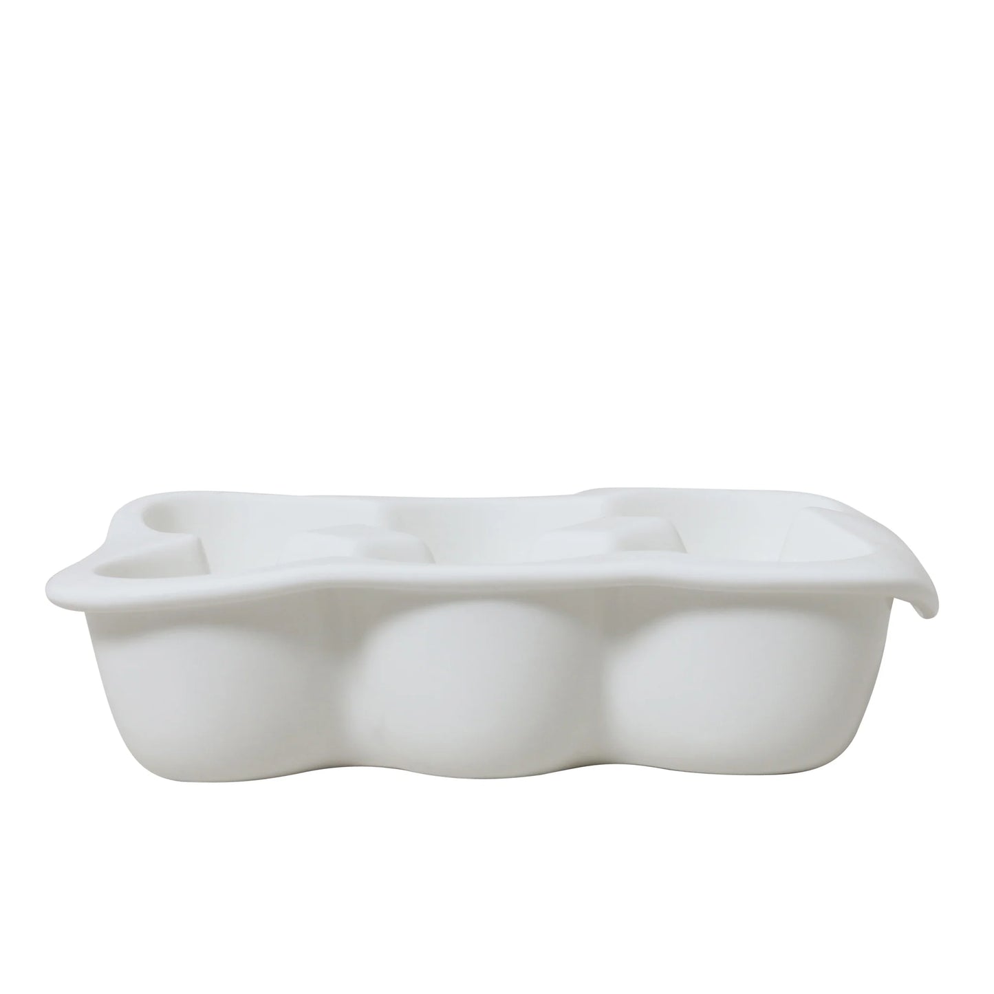 Egg Crate 6 Cup At Home White