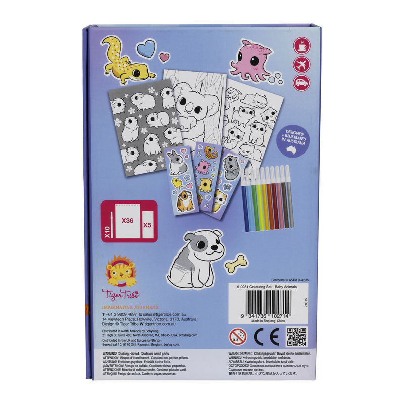 Colouring Set Baby Animals