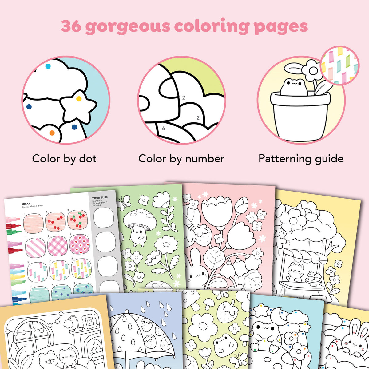 Great Big Colouring Set Magical Mini Worlds