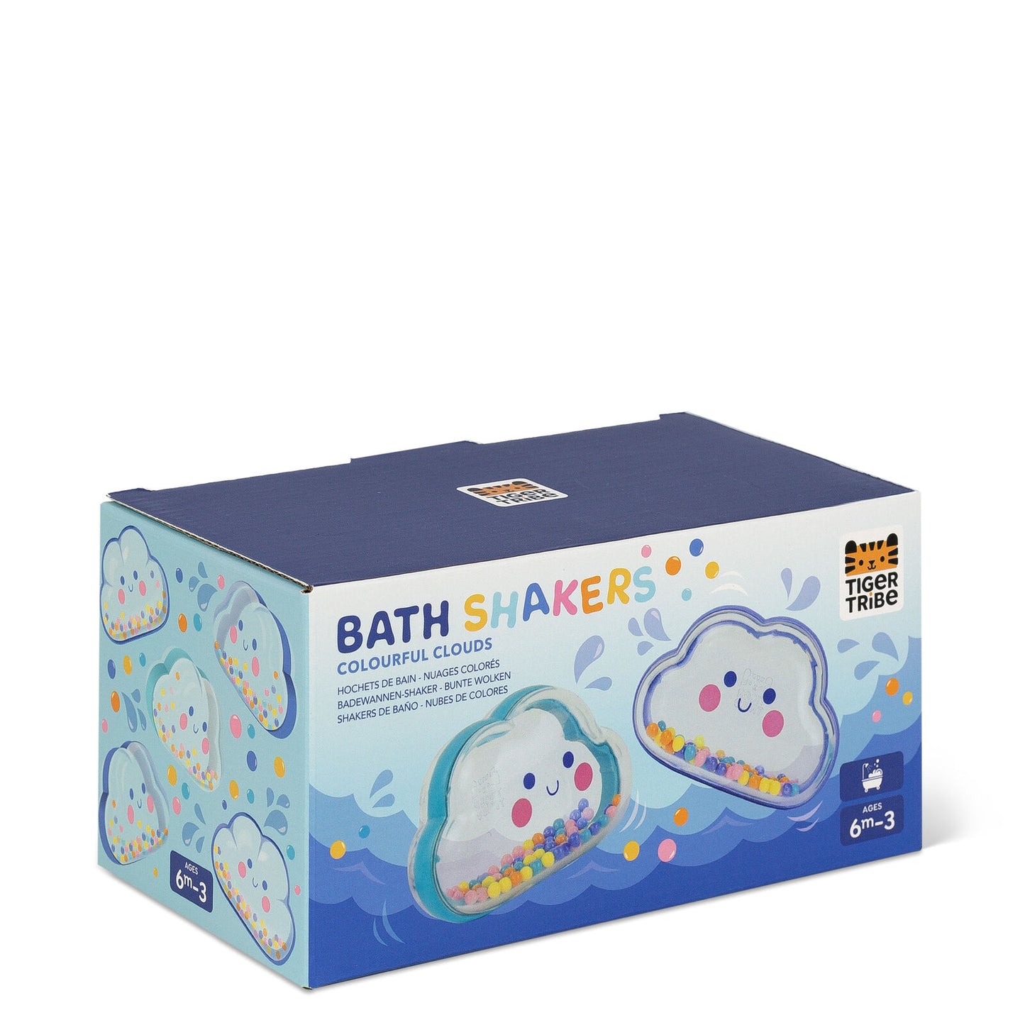 Bath Shakers Colourful Clouds