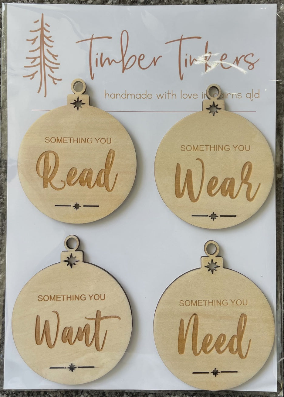 Christmas Mindful Gifting Tags