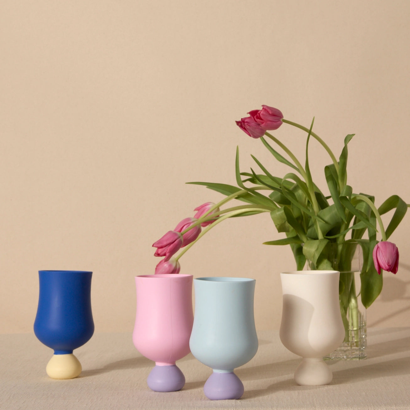 Silicone Bubble Goblet Fairy Floss 2pk