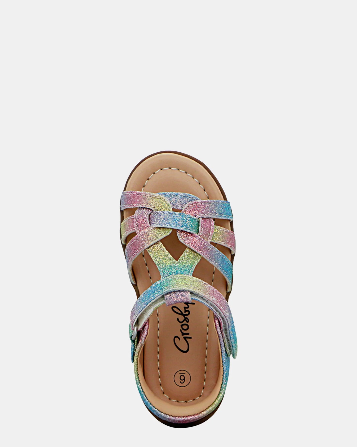 Lora Rainbow Glitter Sandal
