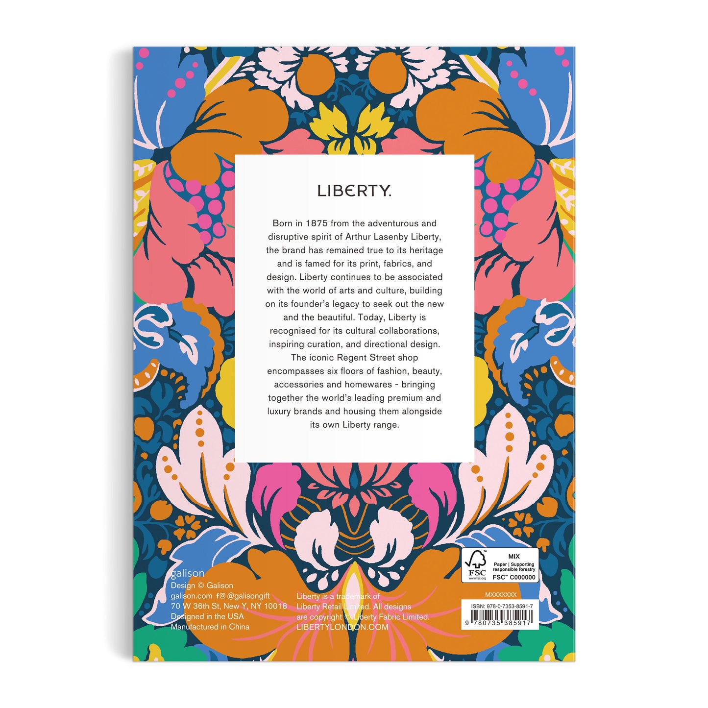 Liberty Glastonbury A5 Notebook