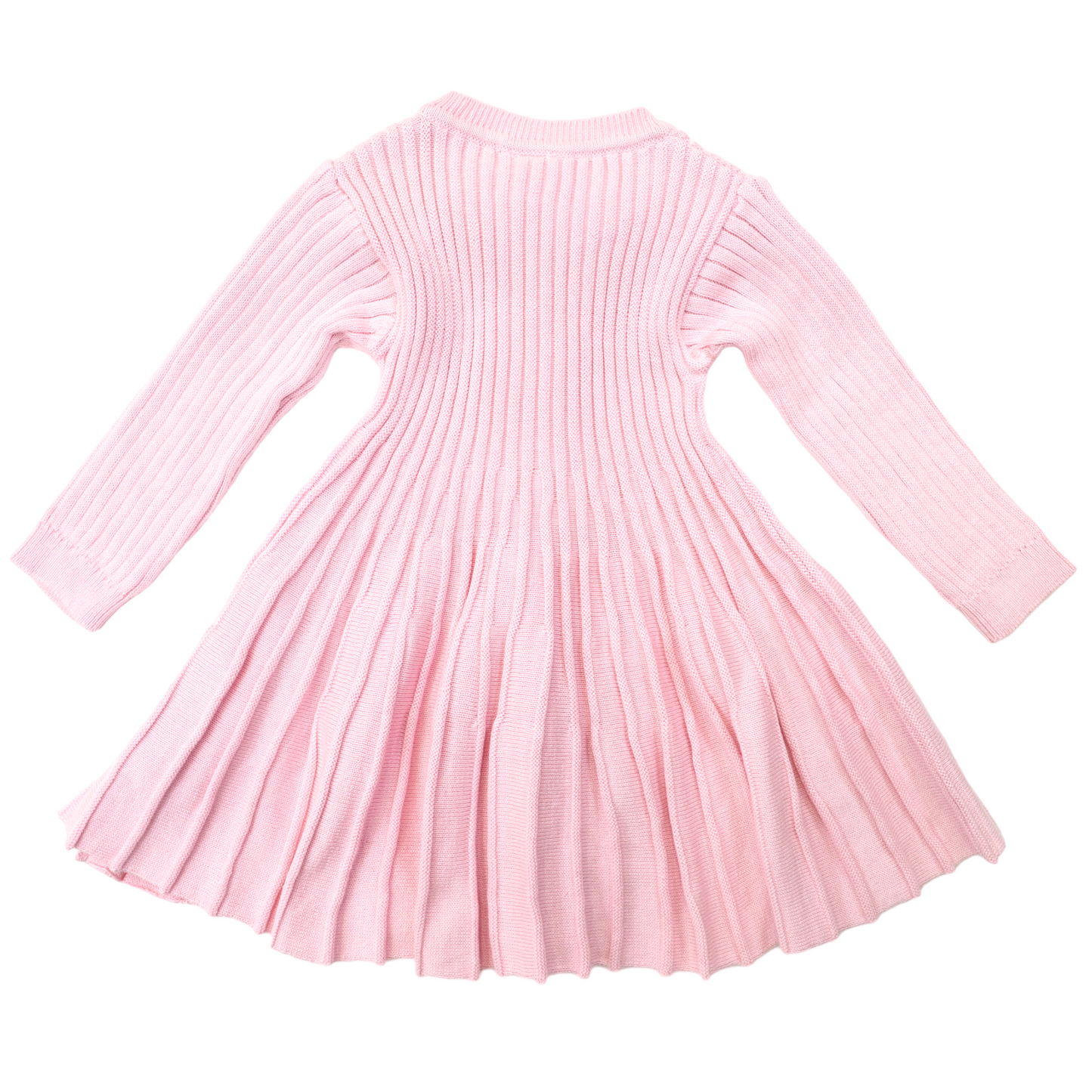 Rib Knit Swing Dress Fairytale  Pink