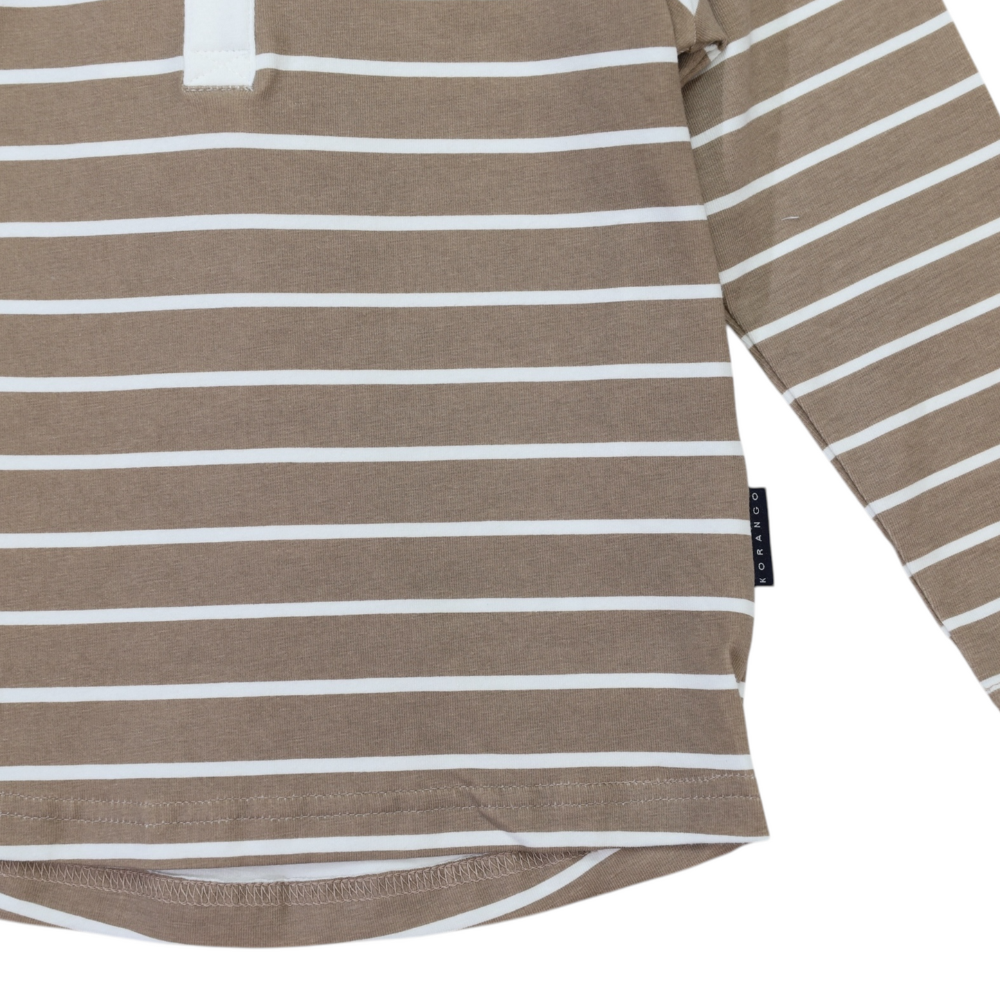Striped Rugby Top Chestnut