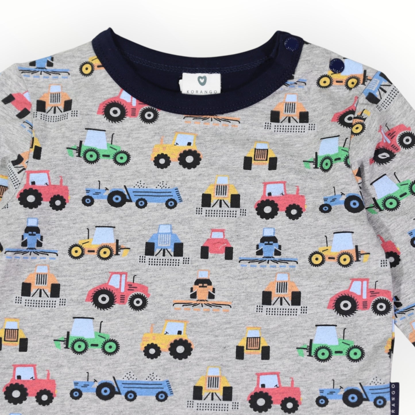 Farm Trucks Top Grey Marle