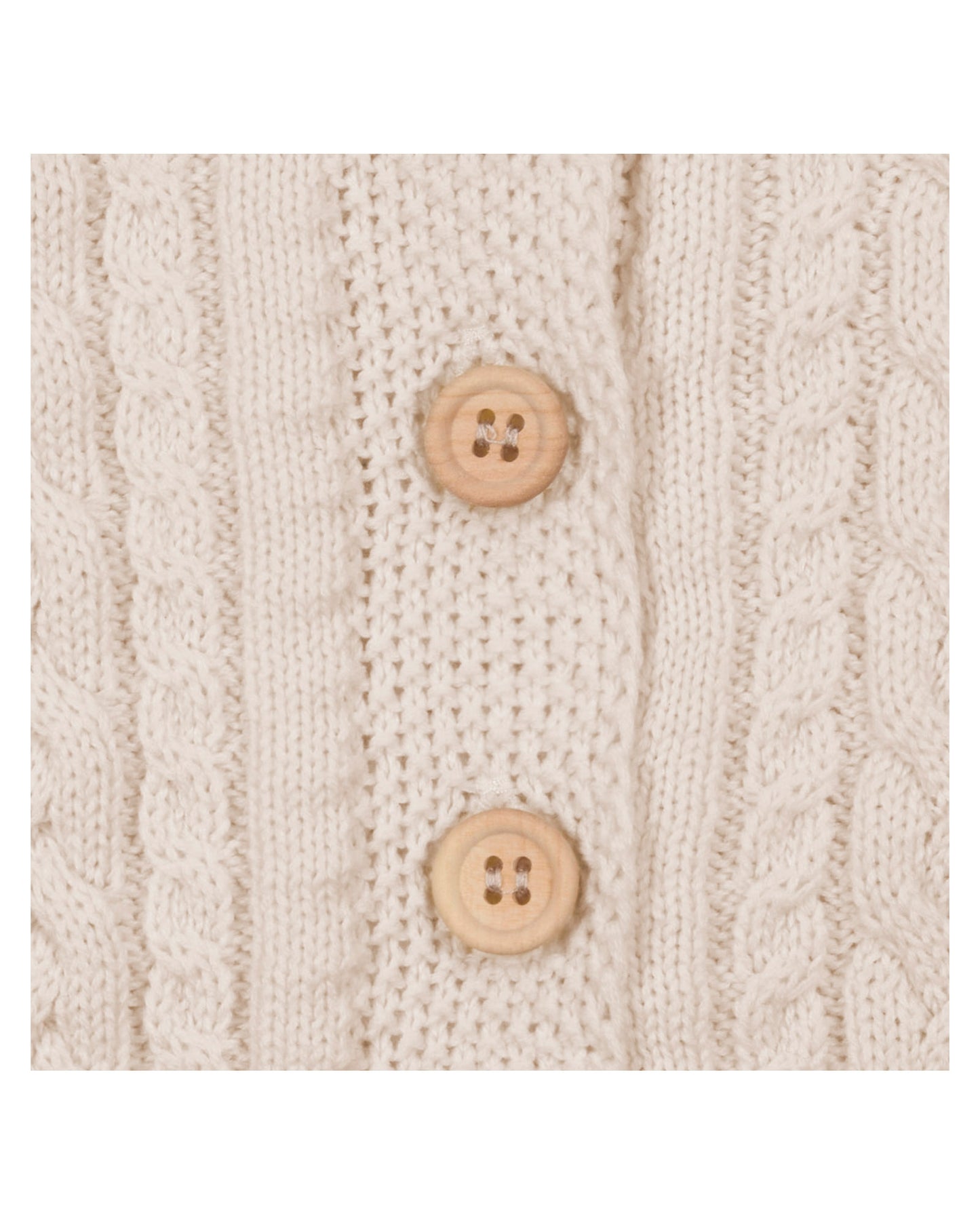 Organic Cardigan Yummy Oatmeal