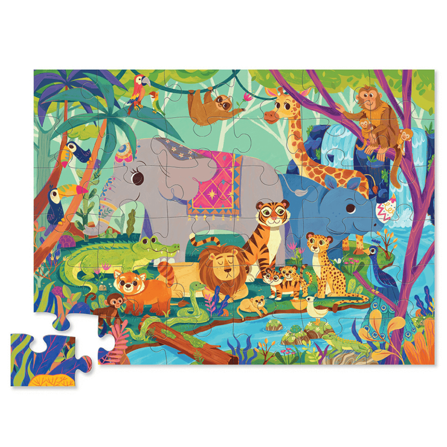Floor Puzzle 36pc - In The Jungle