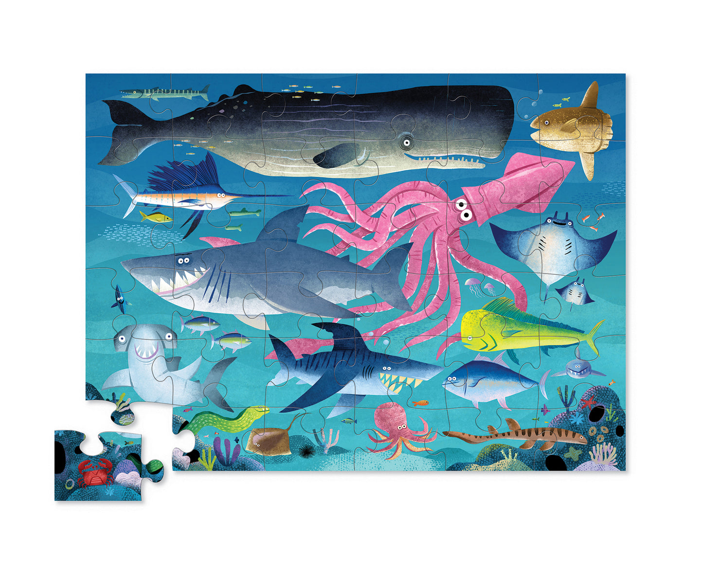 Floor Puzzle 36pc Shark Reef