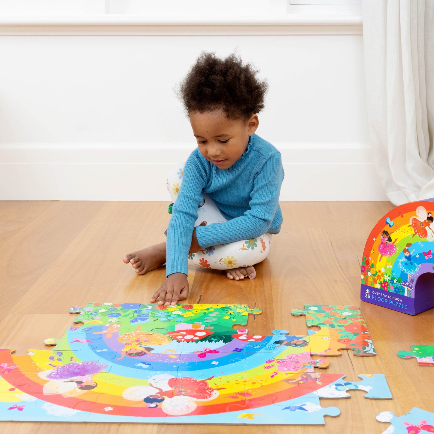 Floor Puzzle 36pc Rainbow