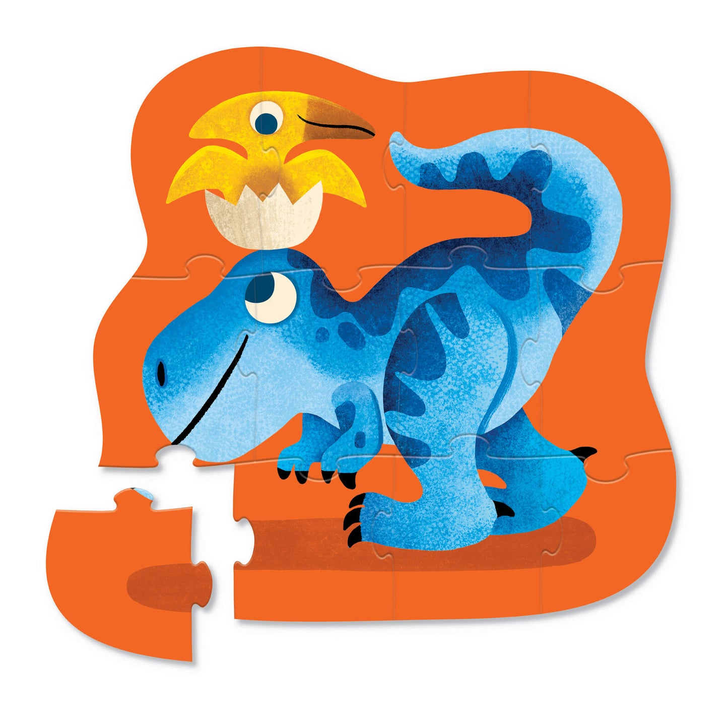 Mini Puzzle 12pc Dino Friends