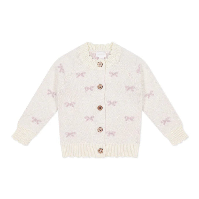Daisy Cardigan - Ballet Bow Egret