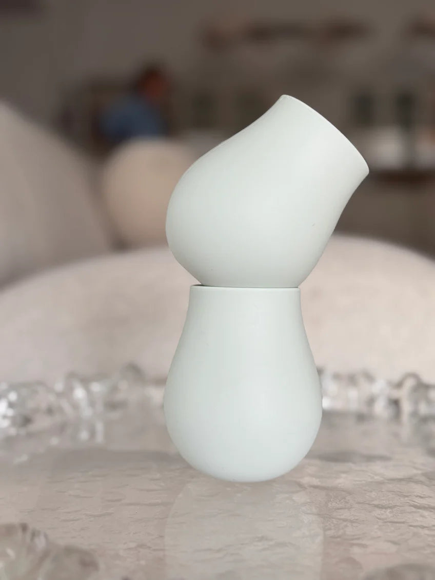 Silicone Gin Cup Pistachio 2pk