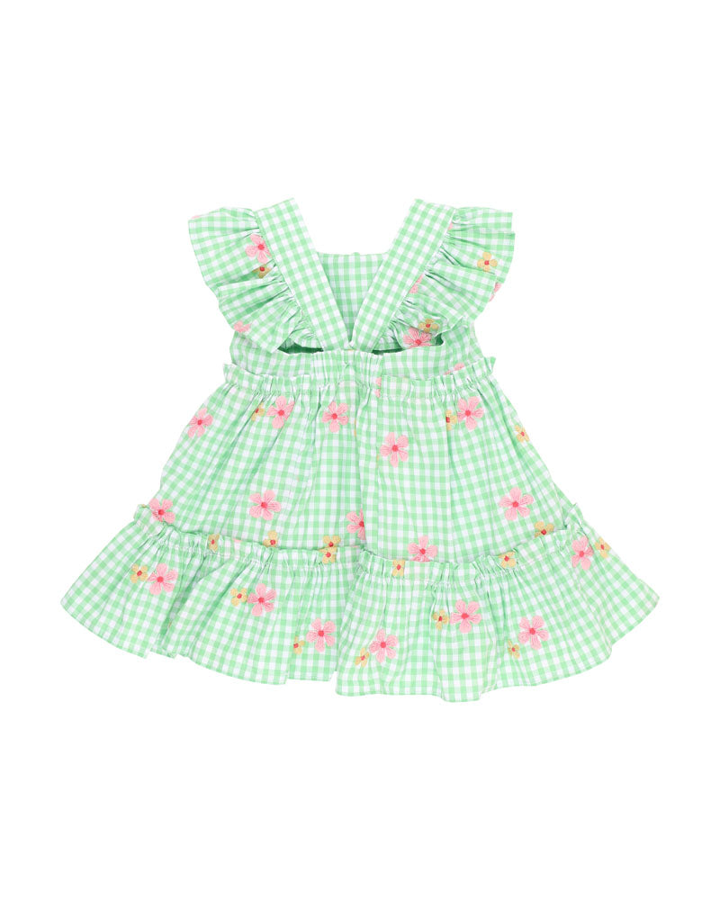 Grow Wild Emb Check Dress