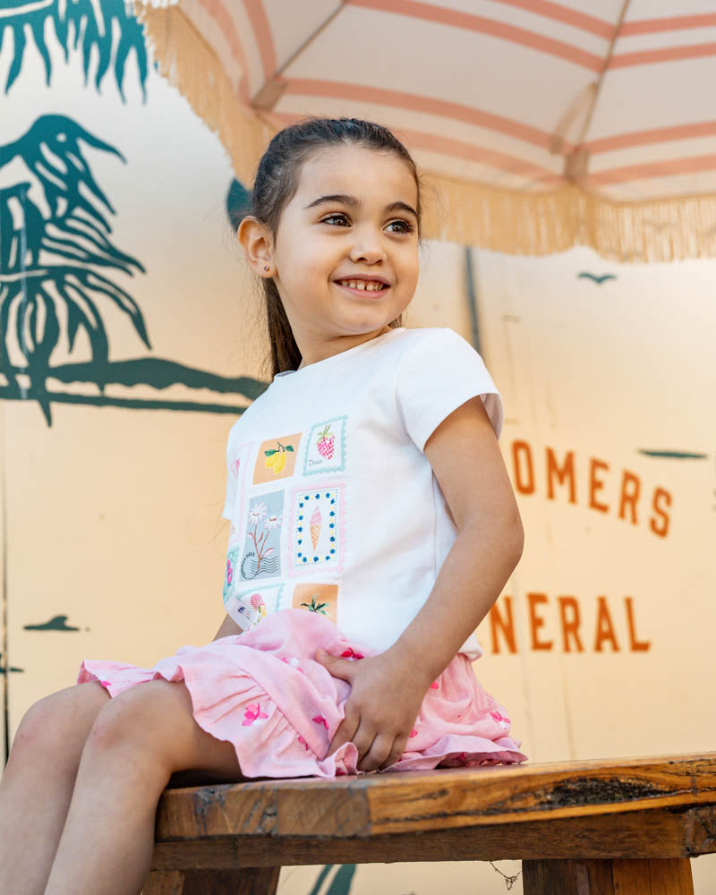 Summer Vacay Holiday Stamp Tee