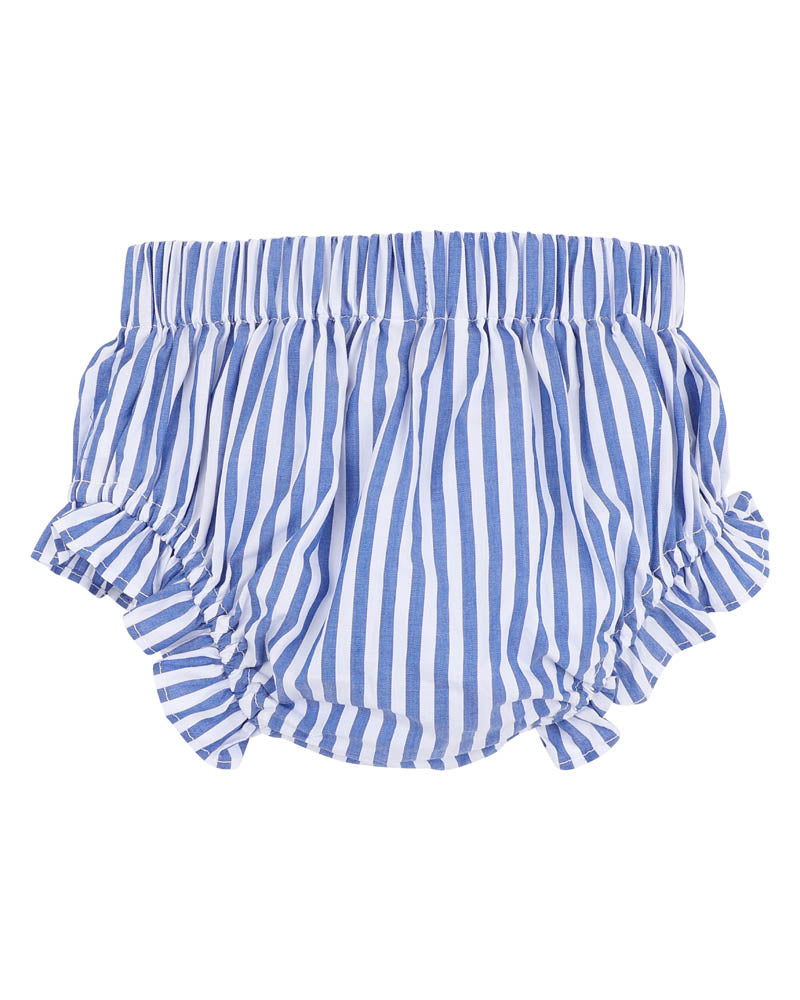 Summer Vacay Blue Stripe Bloomers