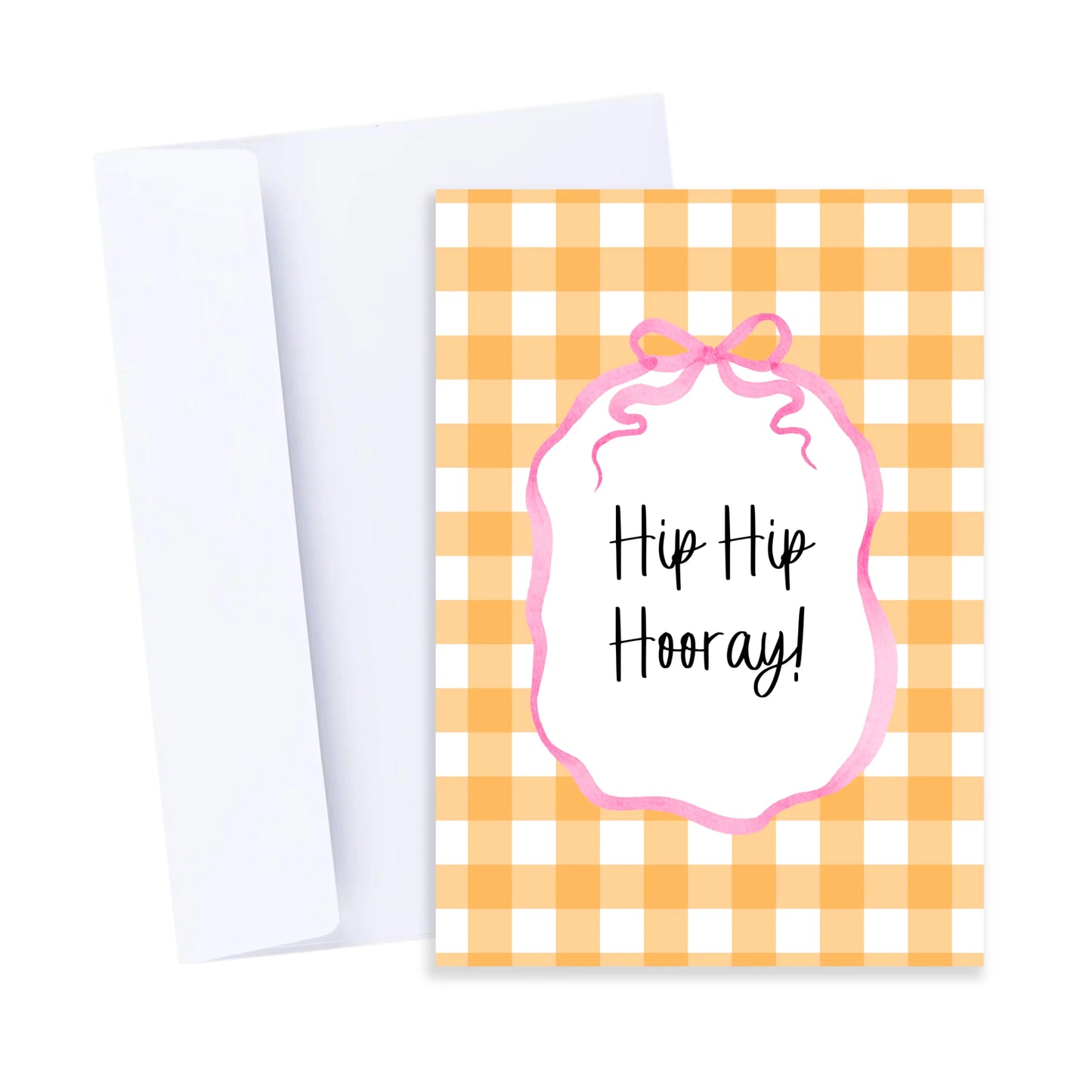 Gingham Happy Birthday Card