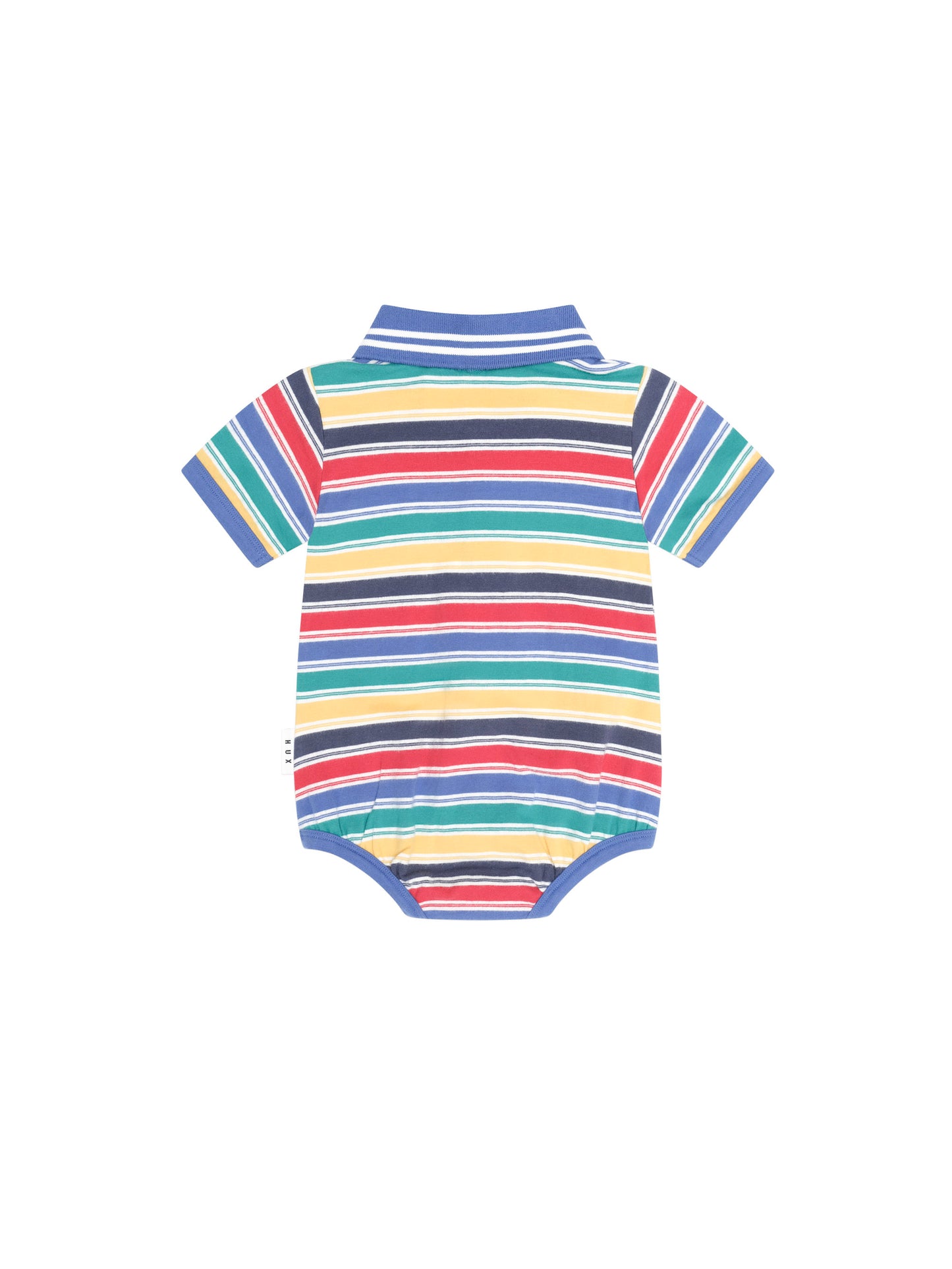 Vintage Stripe Hux Polo Romper