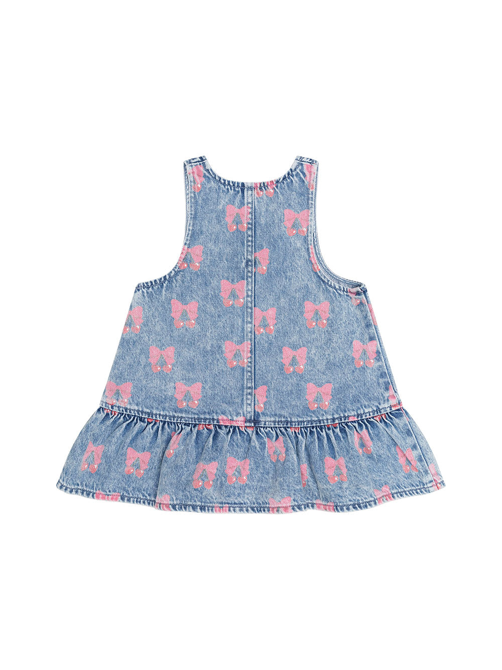 Dreamy Denim Cherry Pinafore