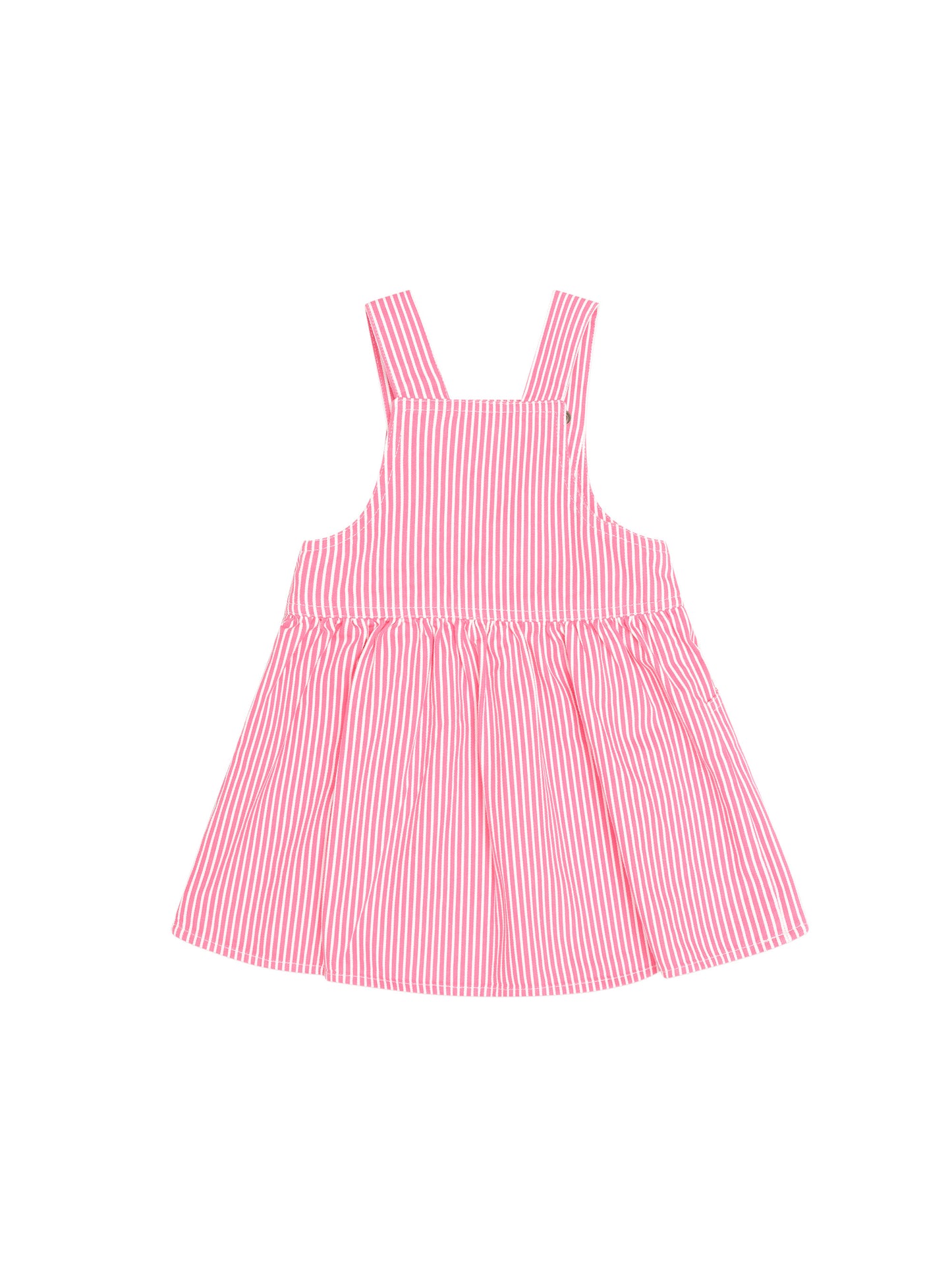 Strawberry Emb Stripe Pinafore