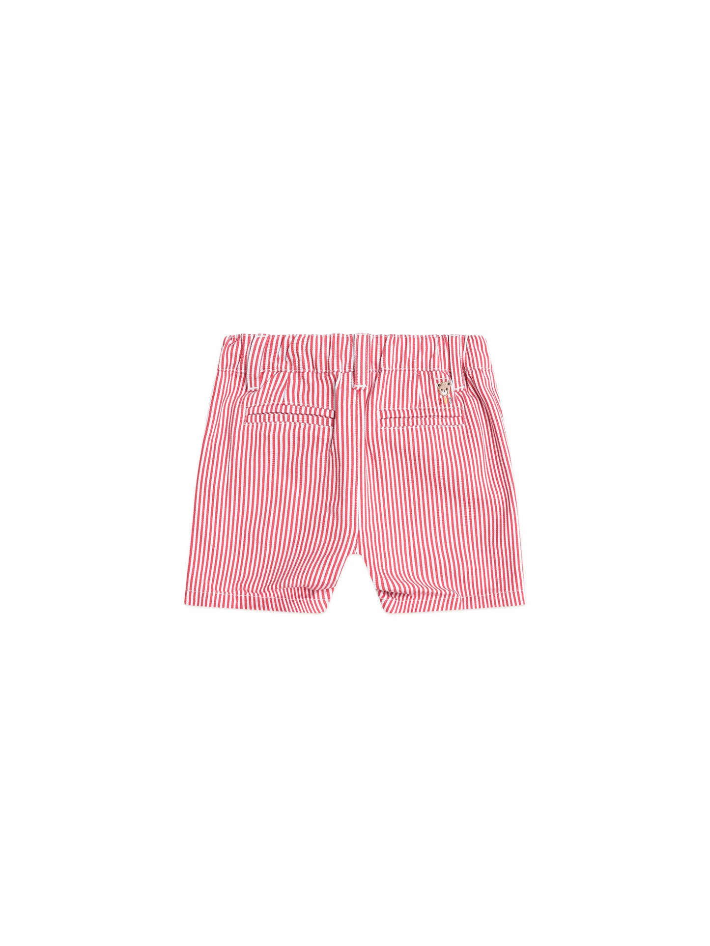 Chilli Red Stripe Chino Shorts
