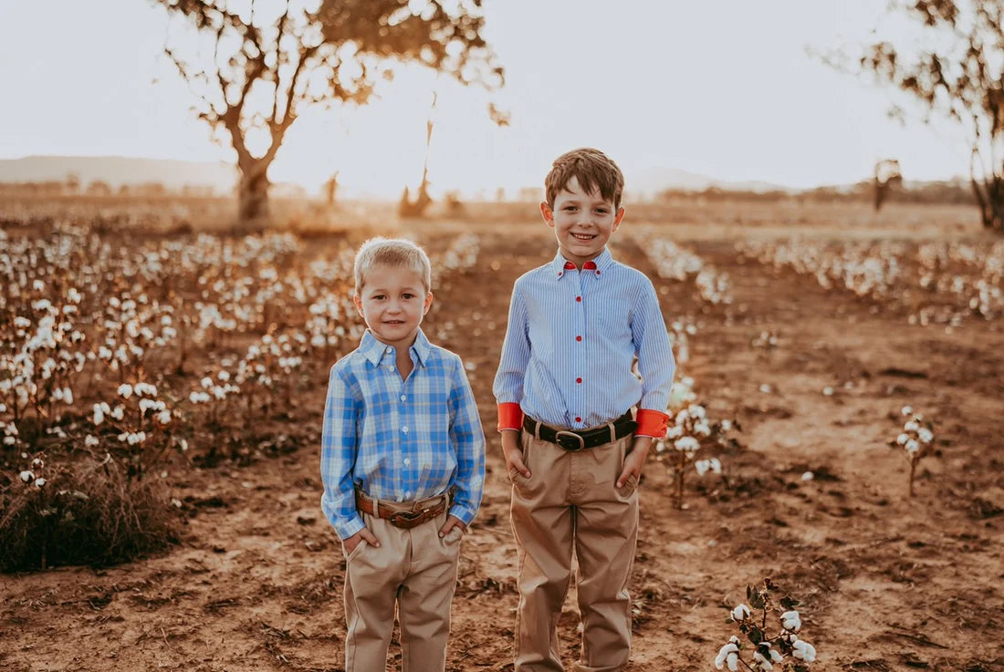 Blue Meadow Check Shirt