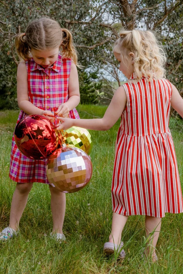 Sunset Plaid Check Dress