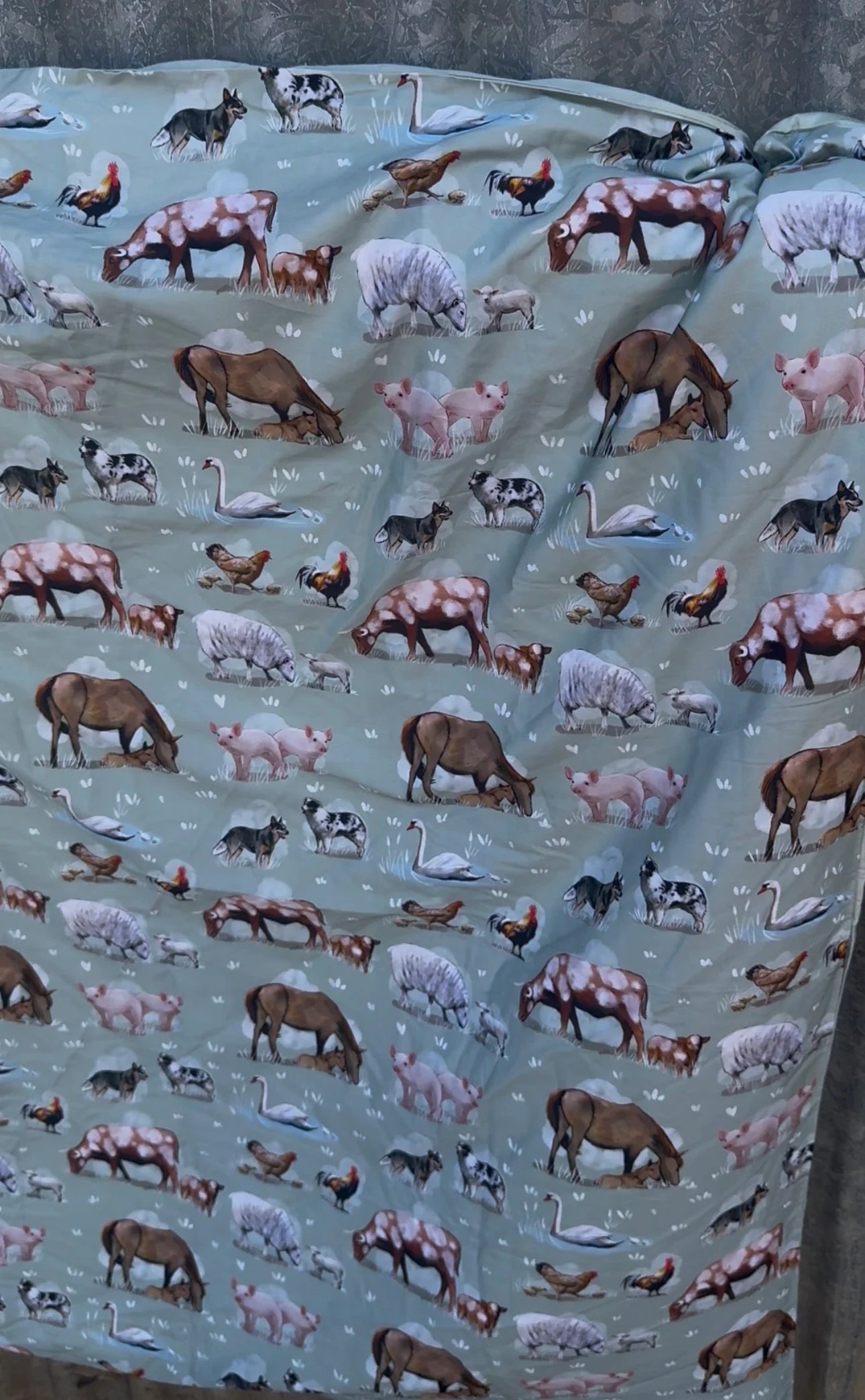 Country Outback Fitted Cot Sheet