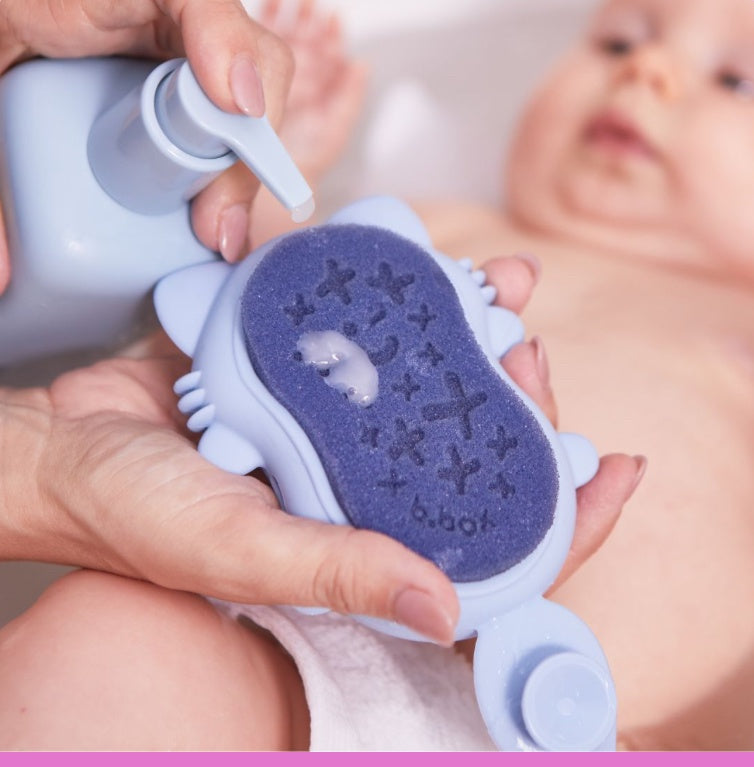Baby Bath Brush Sponge Blue