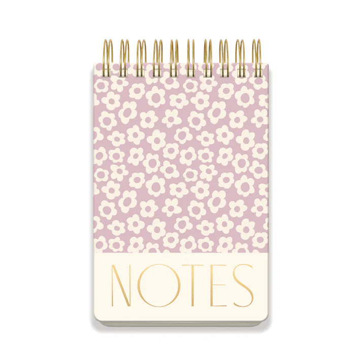 Large Chunky Notepad Lilac Groovy Floral