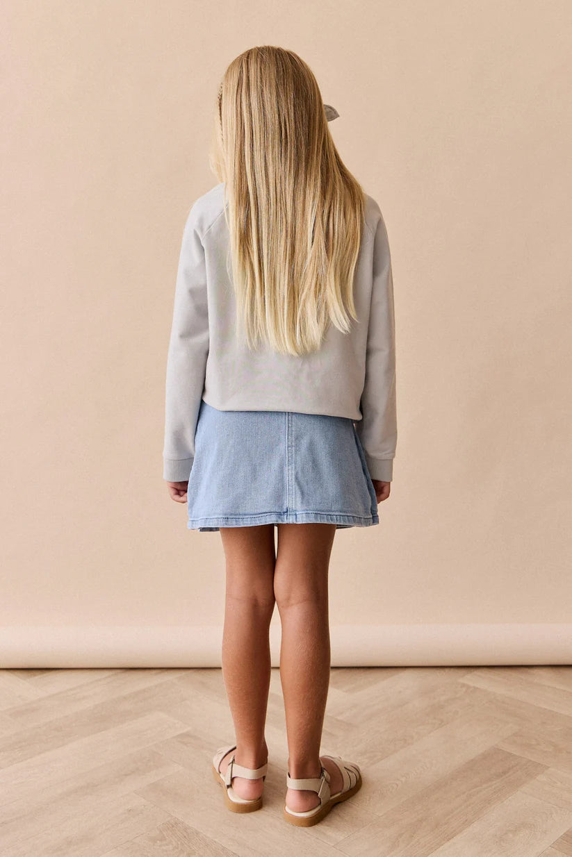 Chelsea Skirt - Washed Denim