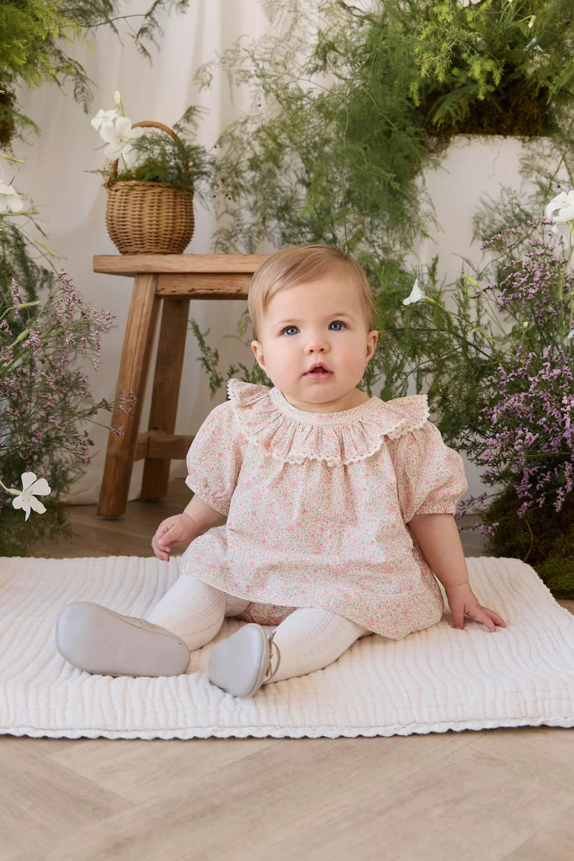 Organic Cotton Misty Top Flora Pink