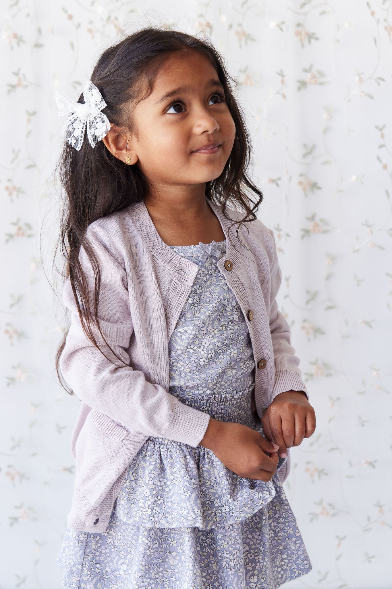 Organic Cotton Singlet - April Lilac