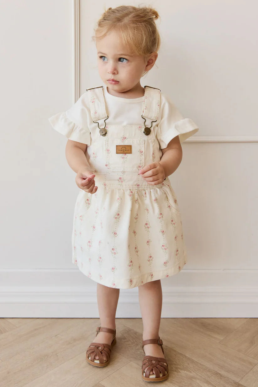 Norah Overall Dress Rose Trail
