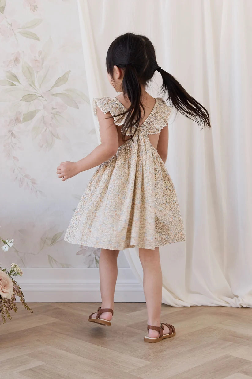 Organic Cotton Helene Dress Tully Peach