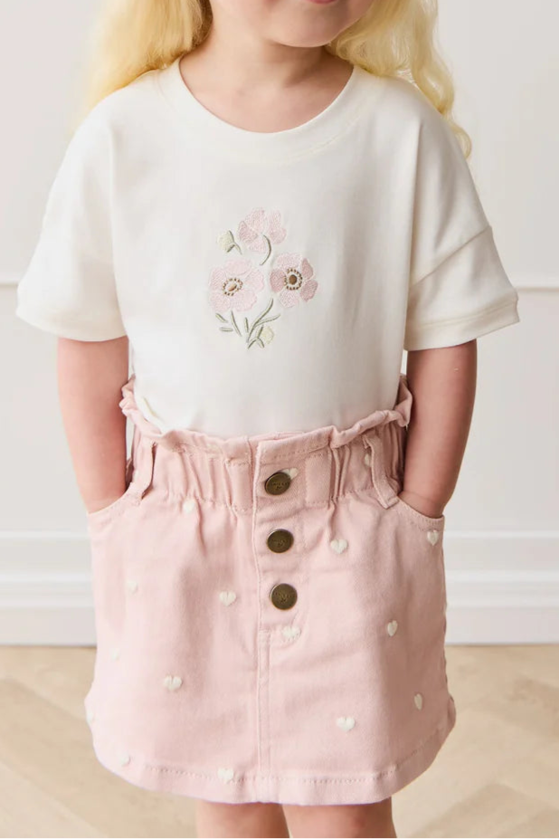 Briella Skirt - Petite Heart Peach