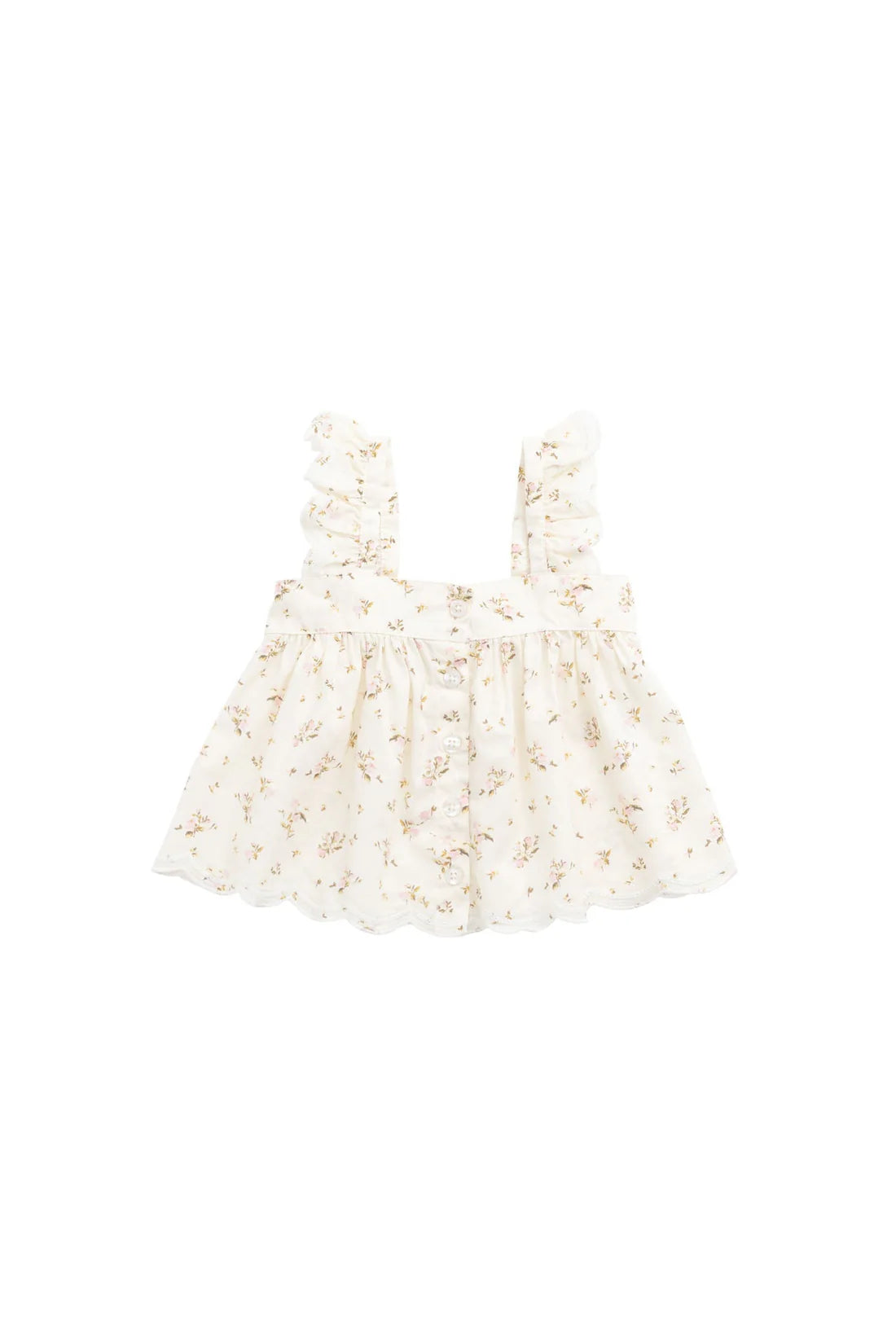 Organic Cotton Anja Top Bianca Antique